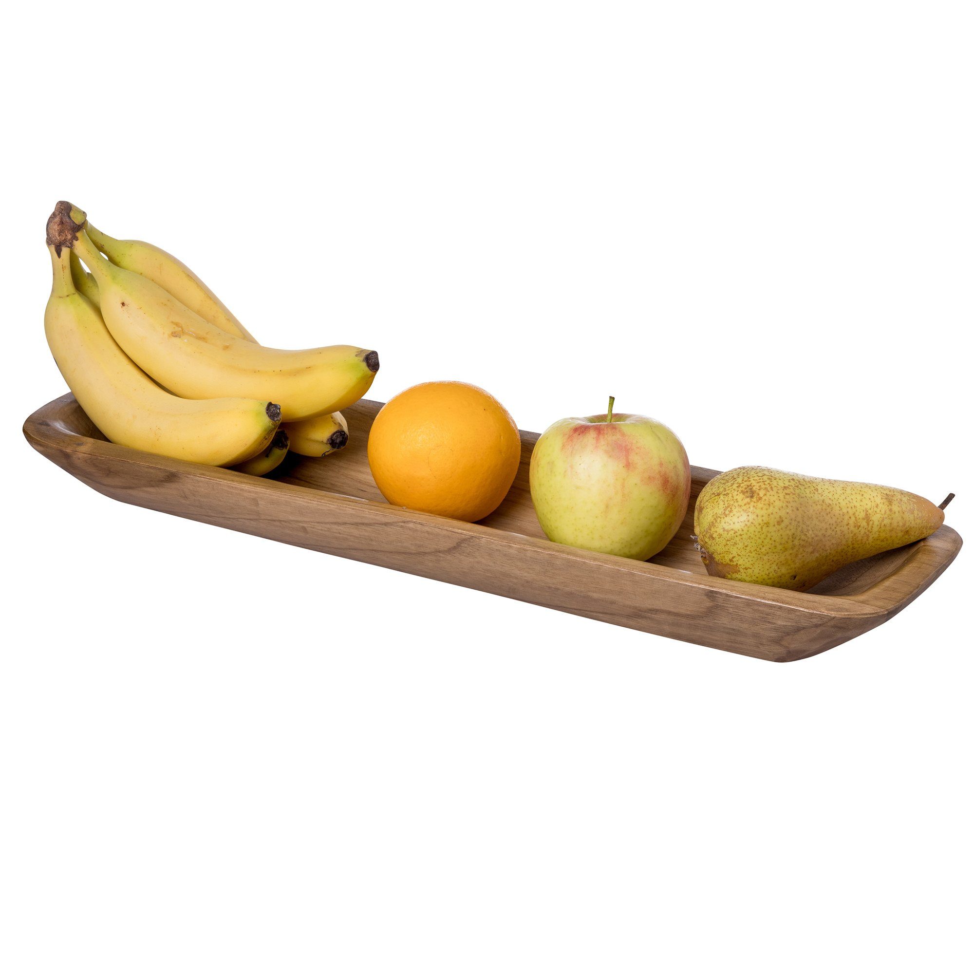 ROG-Gardenline Dekoschale Klassisch, Massives Teakholz, 50 cm günstig online kaufen