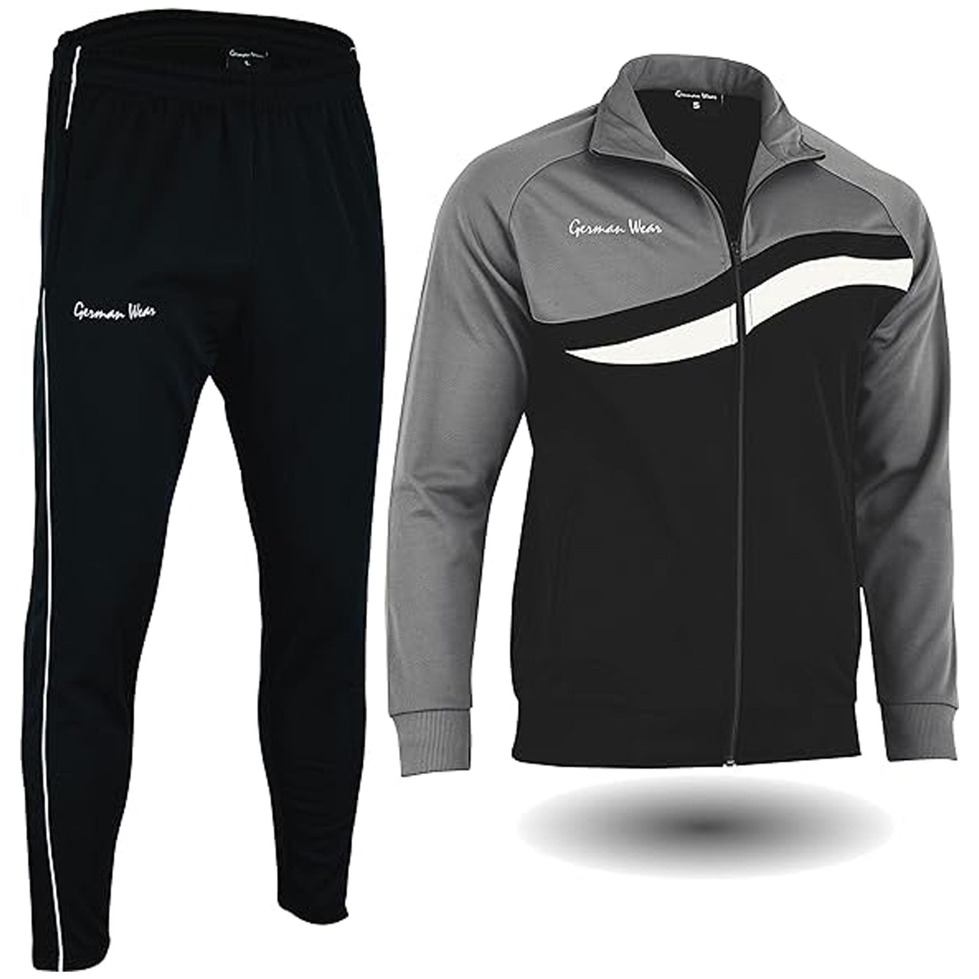 German Wear Trainingsanzug GW779k, Herren-Sportanzug – Leichtes Trainingsset