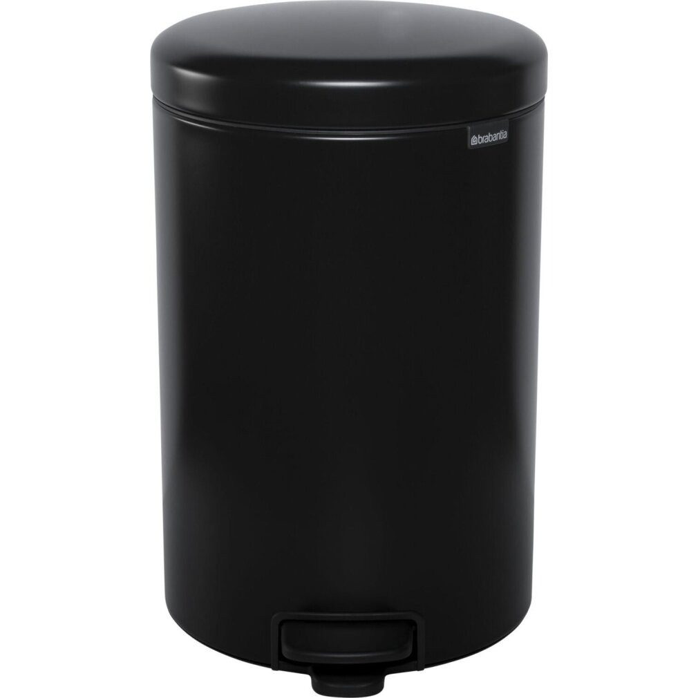 Brabantia Mülltrennsystem Treteimer Newicon 20,0 L schwarz matt