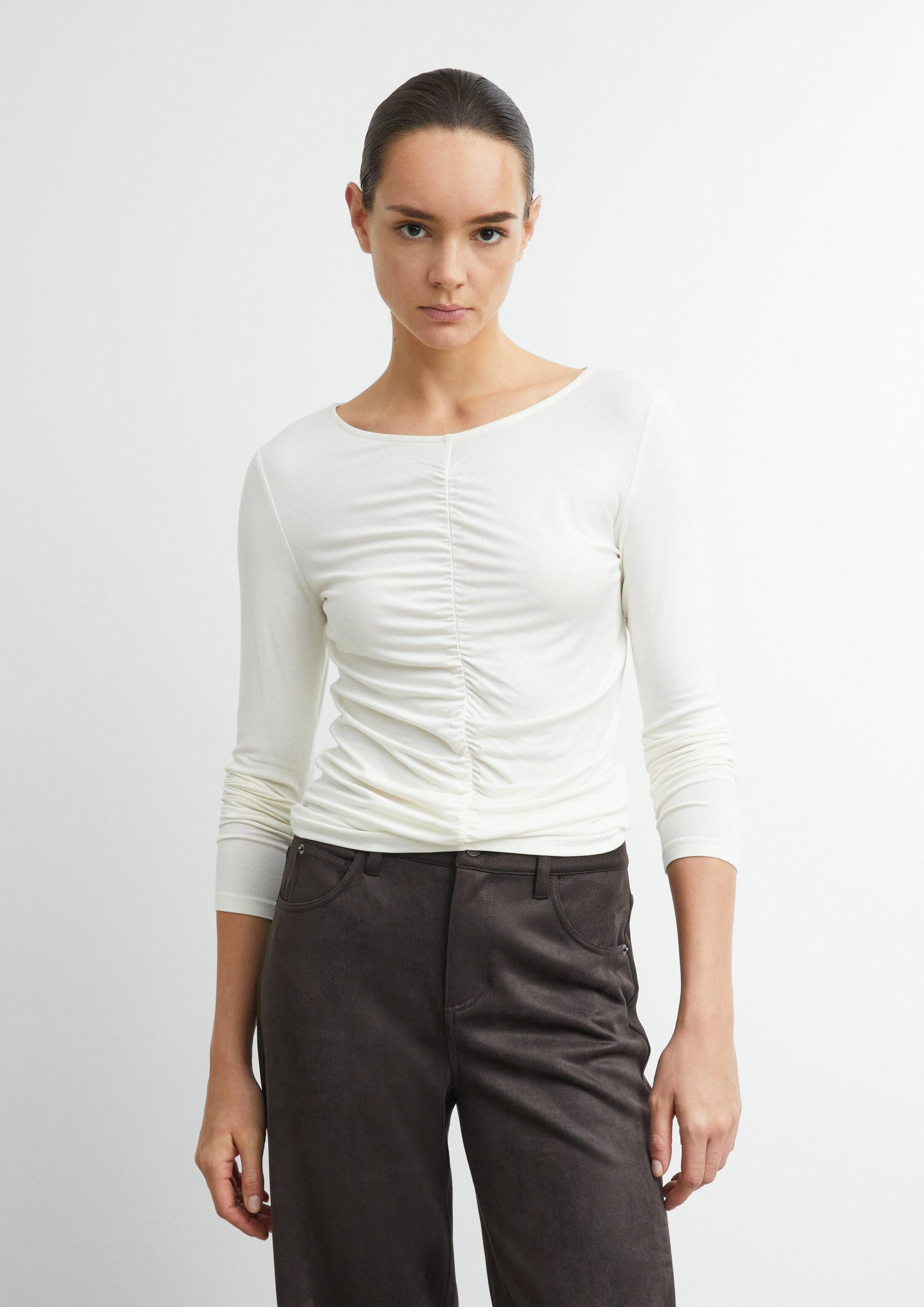 comma Langarmshirt T-Shirt T-Shirt
