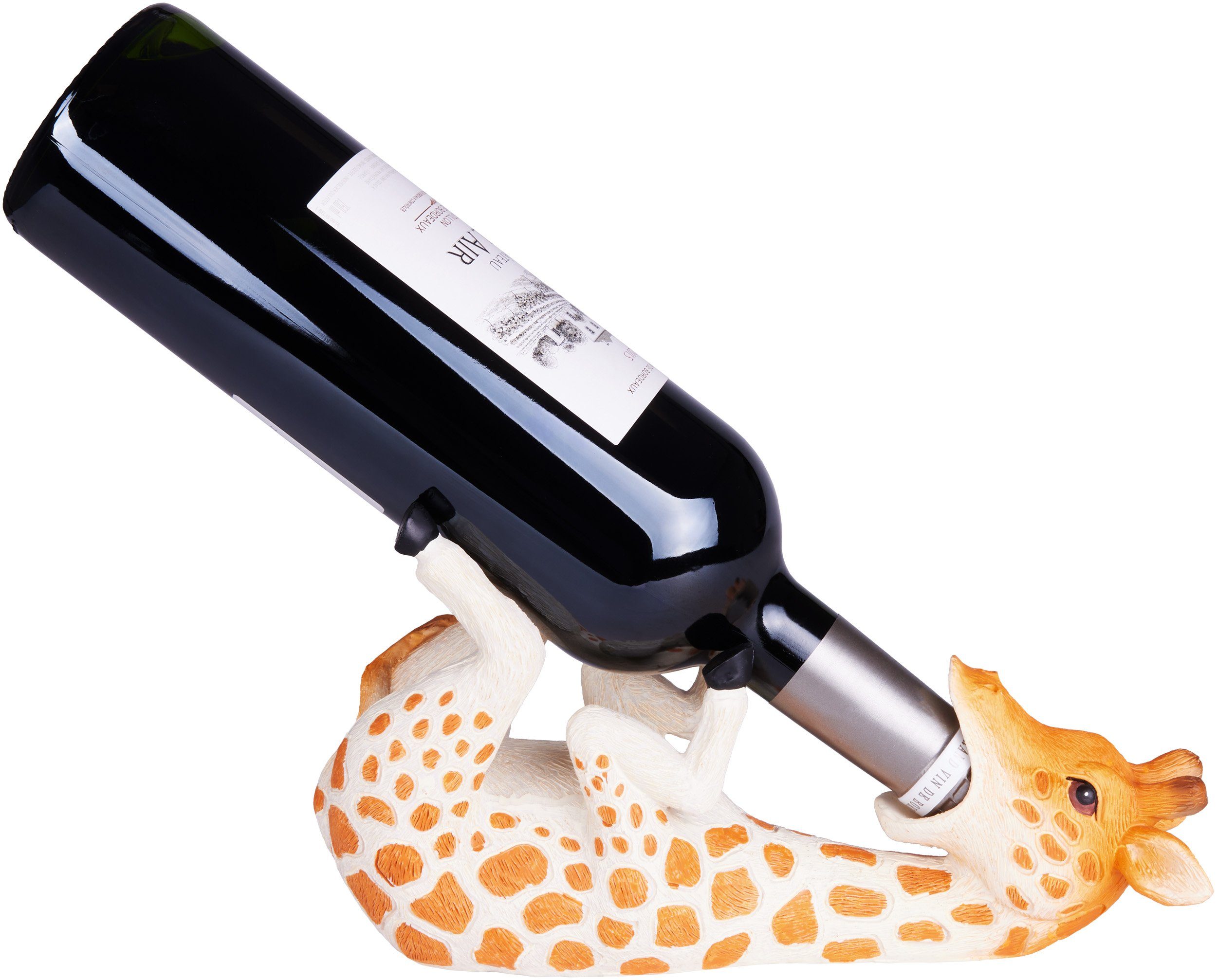 Weinflaschenhalter Durstige Giraffe
