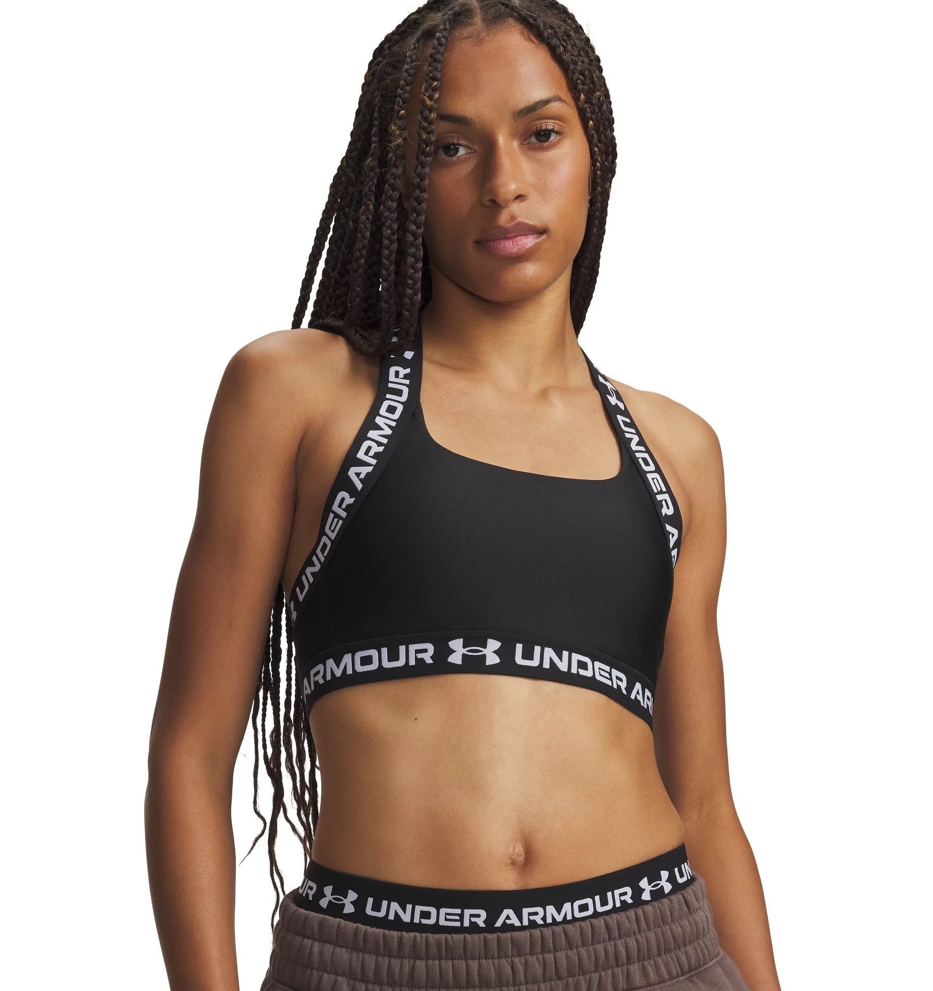 Under Armour® Sport-BH HEATGEAR MID T-BACK Sport-BH ohne Bügel, für Training und Fitness, mit T-Back-Schnitt