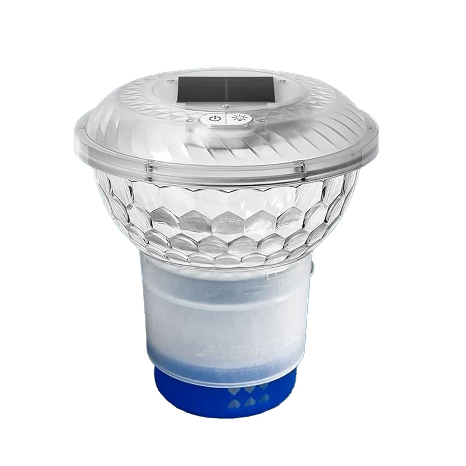 Solarandmore Chlordosierschwimmer pool dosierschwimmer, Chlor Dosierer, chlordosierer für pool, pool licht, (1-tlg) Poolpflege,pool zubehör,pool beleuchtung,Ausziehbar,solar,wasserdicht