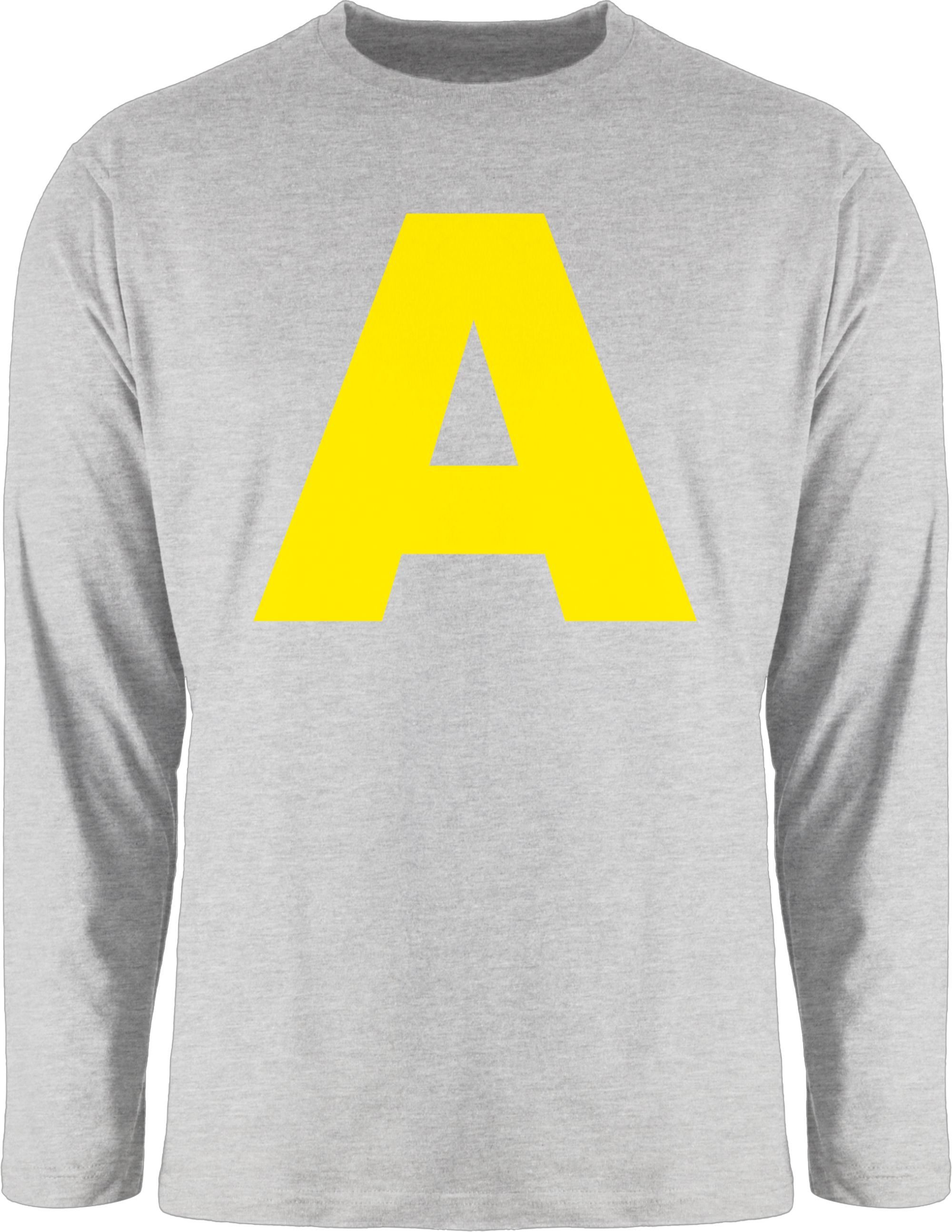 Shirtracer Rundhalsshirt Kostüm Buchstabe A Streifenhörnchen günstig online kaufen