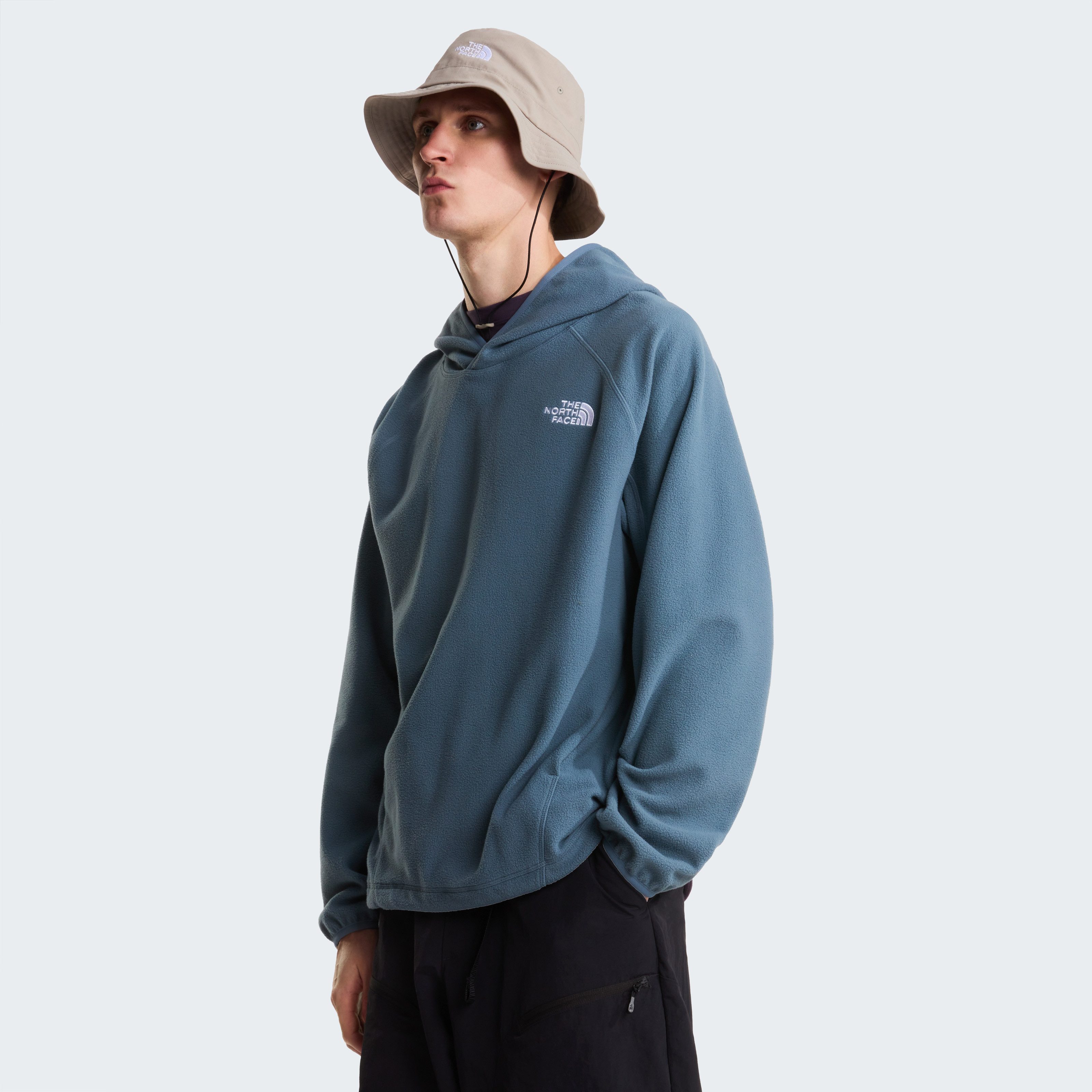 The North Face Fleecepullover M OXARA HOODED FLEECE sportlicher Stil, für Erwachsene, mit Kängurutasche
