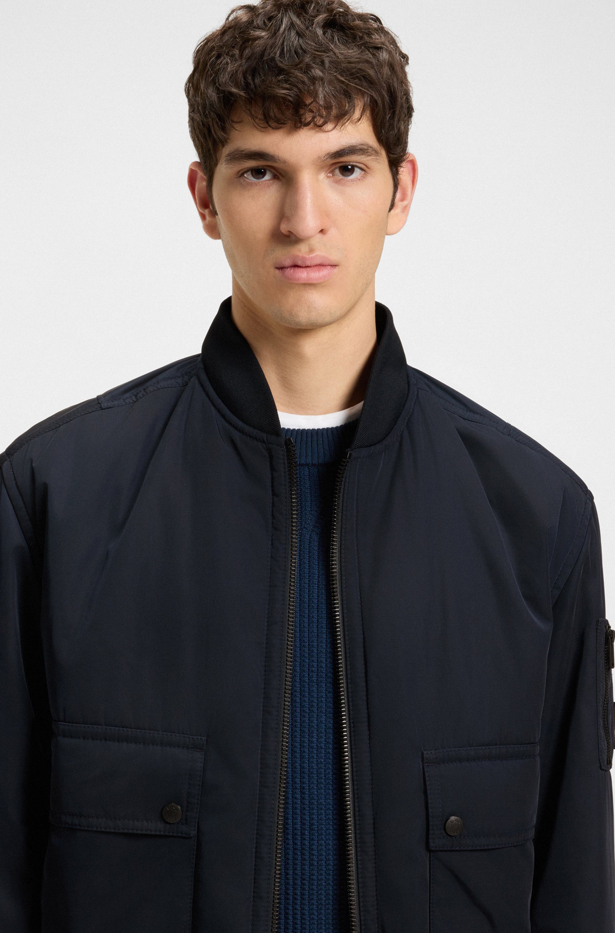 BOSS ORANGE Blouson Oking mit abnehmbarem günstig online kaufen