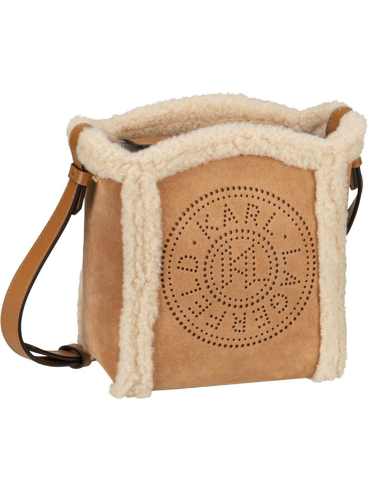 KARL LAGERFELD Umhängetasche K/Circle SM Bucket Shearling, Umhängetasche klein