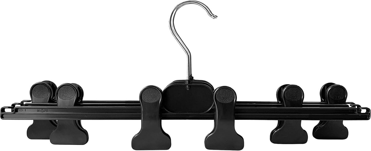 RSR Hangers Kleiderbügel RK 36 cm Hosenbügel Rockbügel Klemmbügel Clipbügel günstig online kaufen