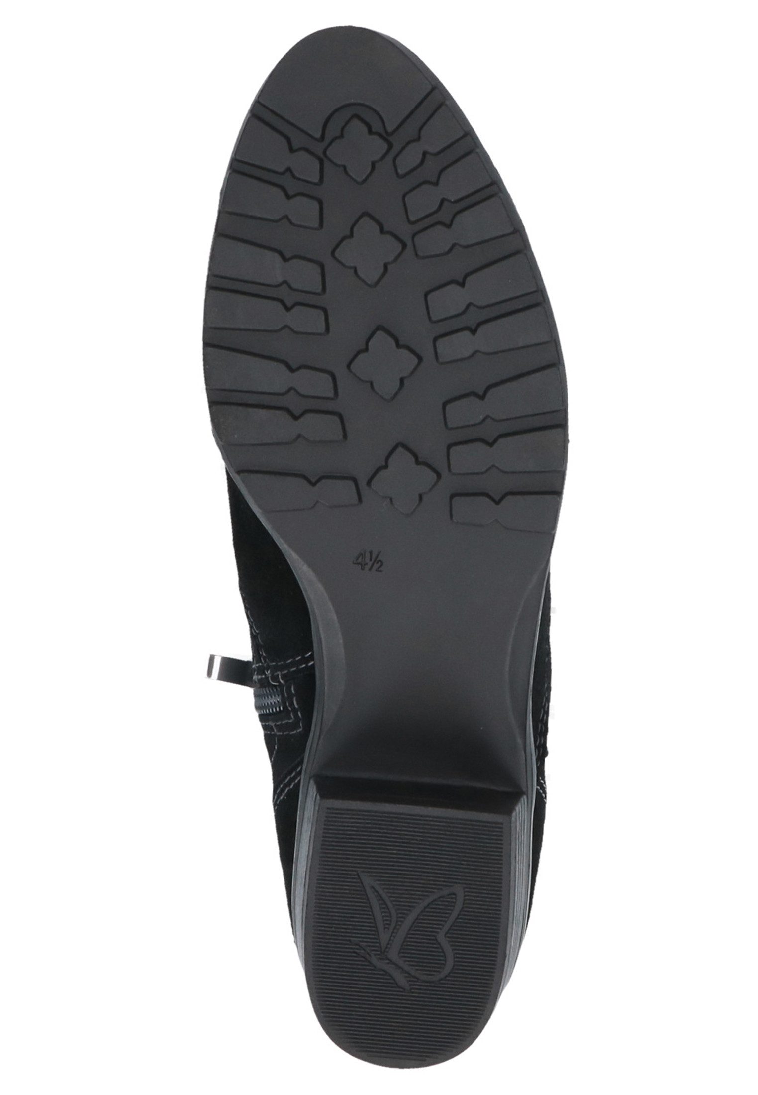 Caprice 9-25306-43 004 Black Suede Stiefelette