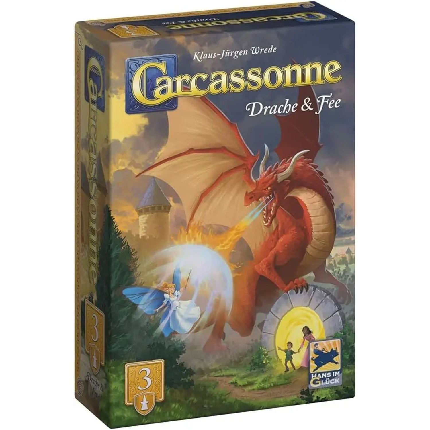 Hans im Glück Spiel Carcassonne - Drache & Fee