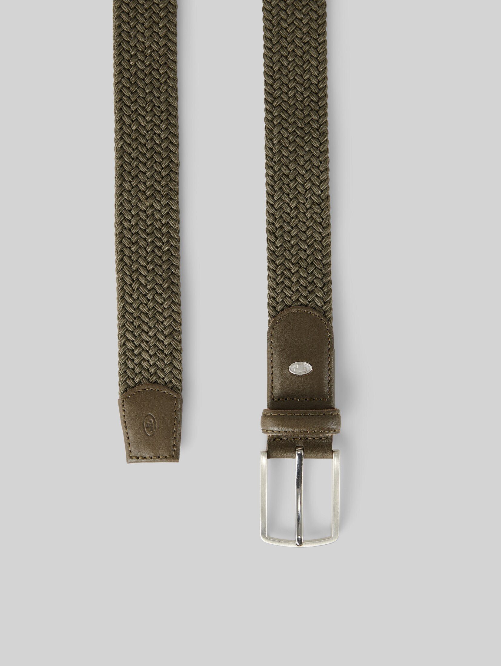 TOM TAILOR Flechtgürtel Belts TTALEX elastischer Flechtgürtel mit eckiger Dornschließe