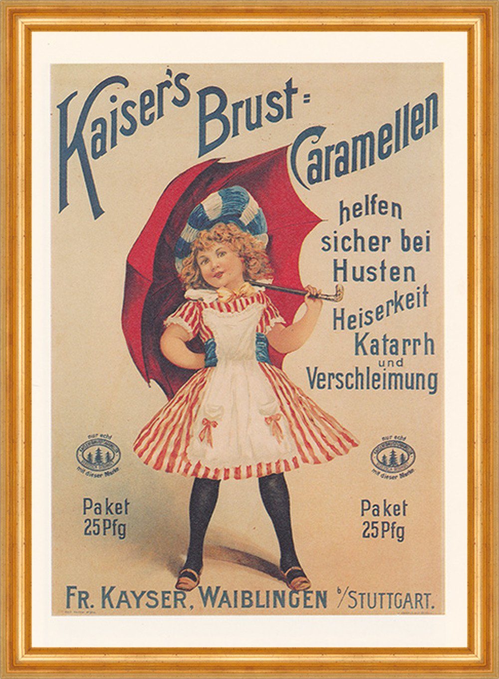 Kunstdruck Kaisers Brust Caramellen Husten Waiblingen Stuttgart Werbung 018 Gerah