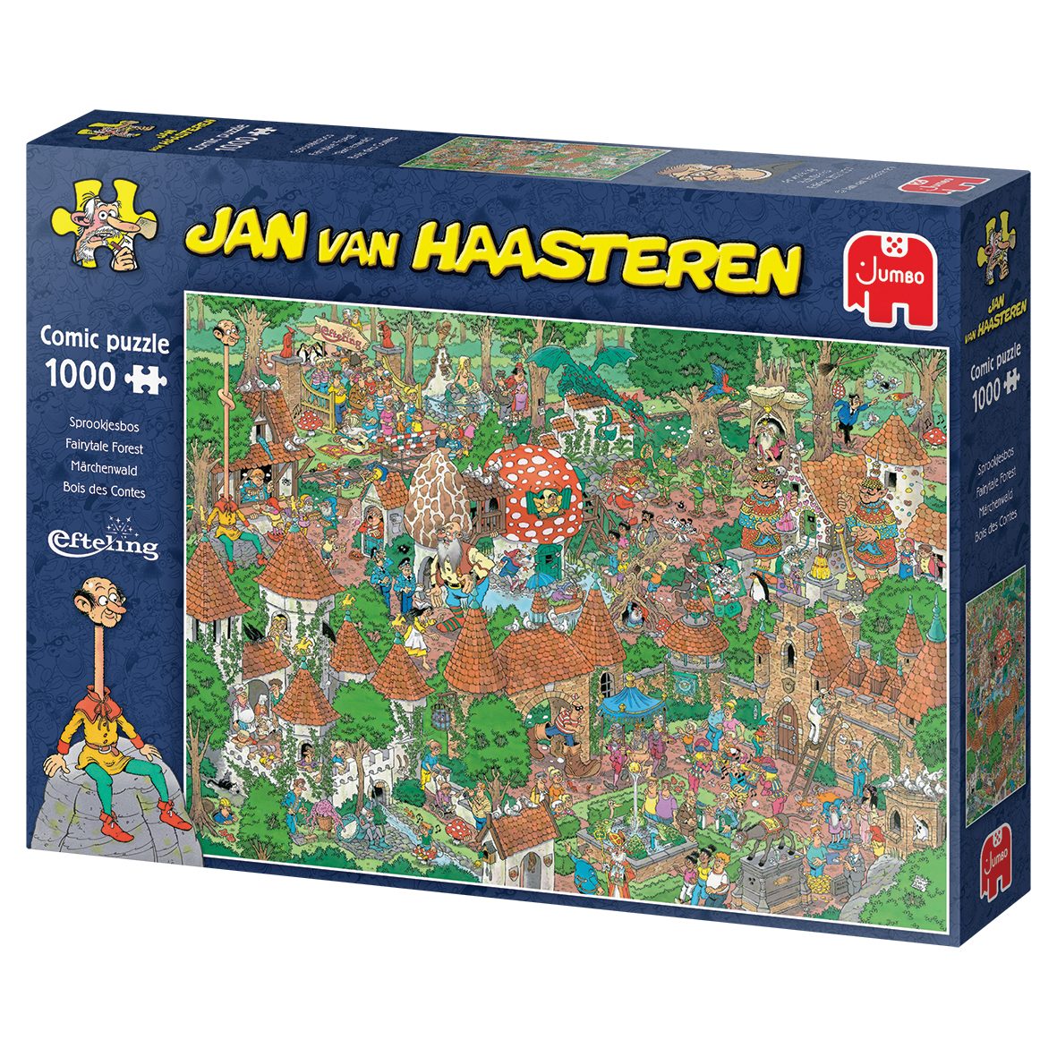 Jan van Haasteren Puzzle Jumbo 20045 Jan van Haasteren Efteling Märchenwald 1000 Teile Puzzle, 1000 Puzzleteile