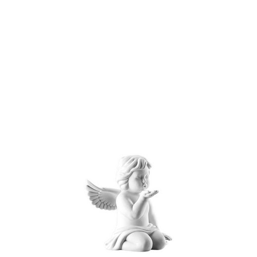 Rosenthal Engelfigur »Engel klein Weiß matt Engel Handkuss 6,5 cm« (1 Stück)
