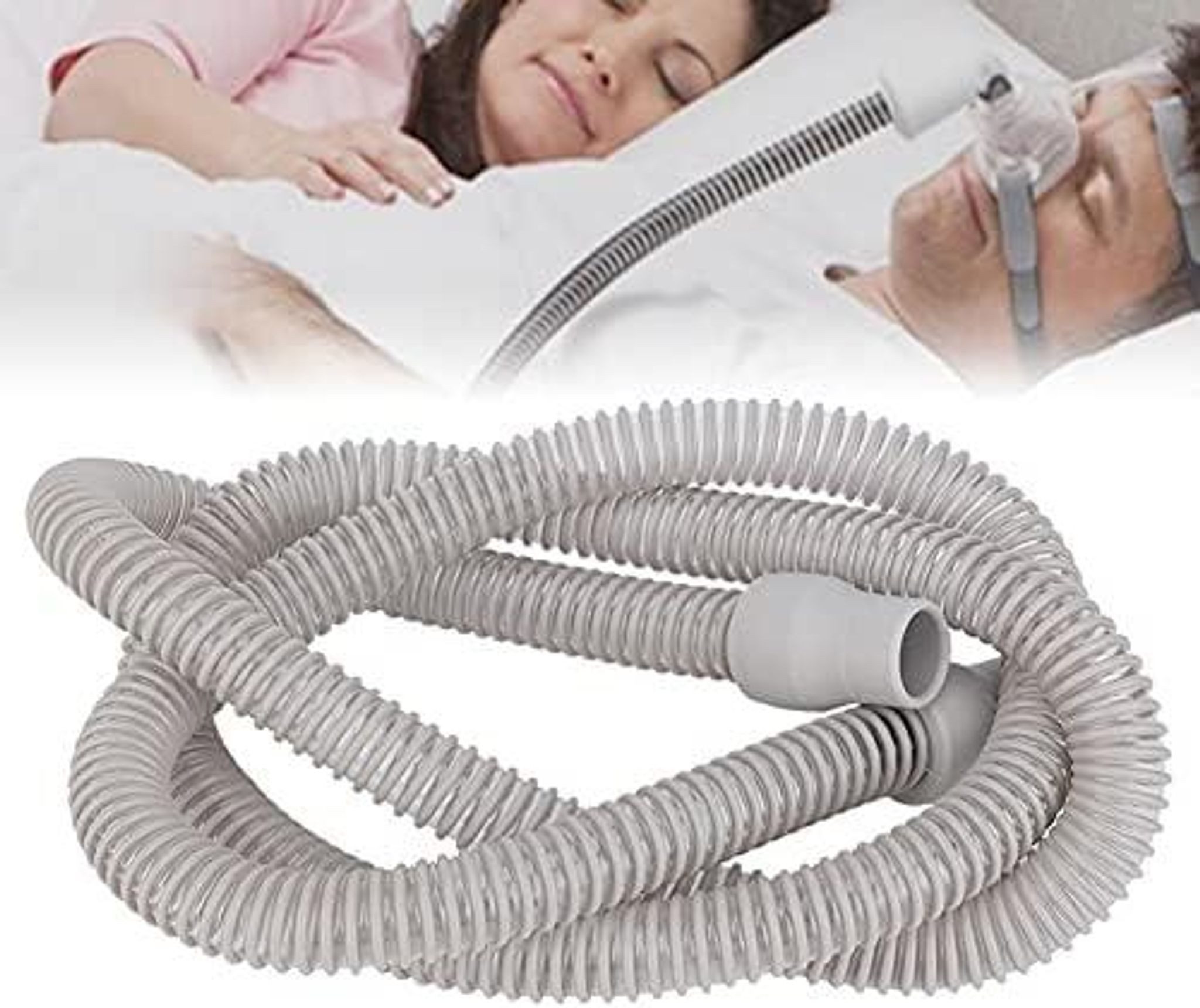 FELIXLEO Saugschlauch 1.8m Universal CPAP Schlauch Schlauchabdeckung Beatmungsgerät