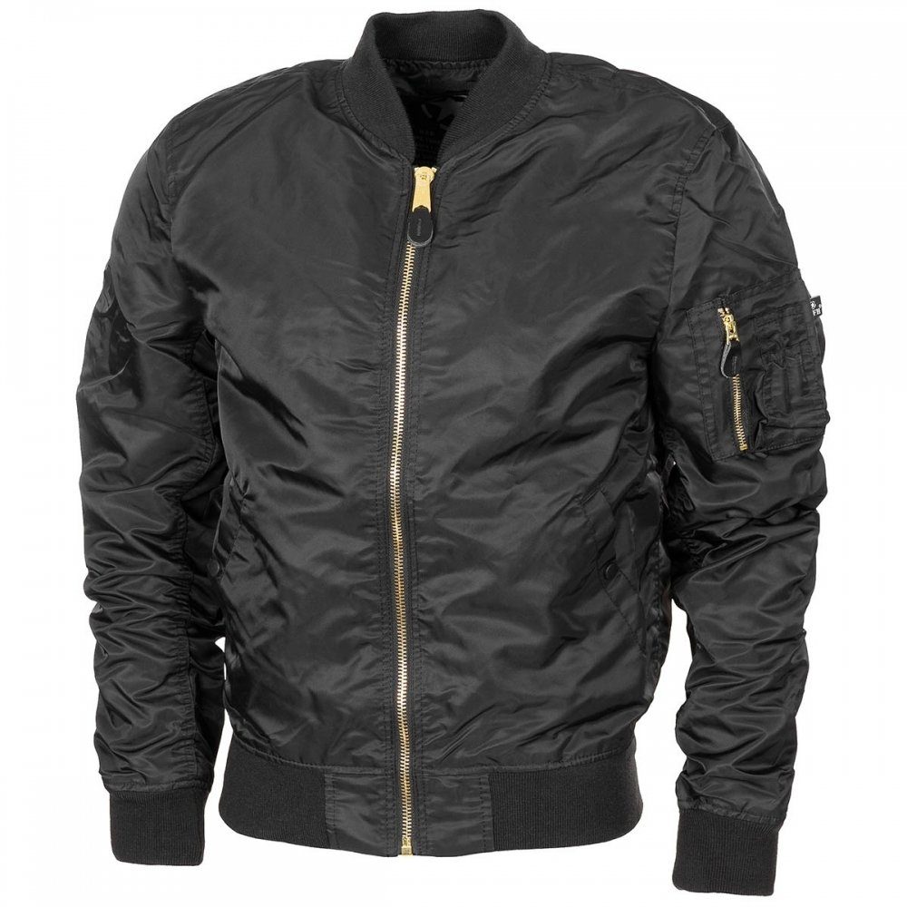 Bomberjacke US Airforce Jacke MA1, schwarz - XXXL