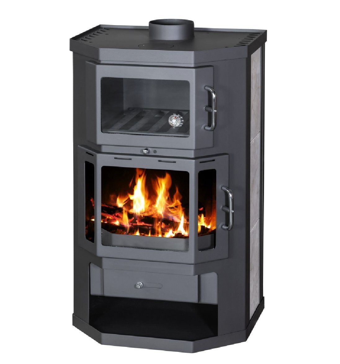 Victoria 05 Kaminofen Taro F mit Backfach, 9,53 kW günstig online kaufen