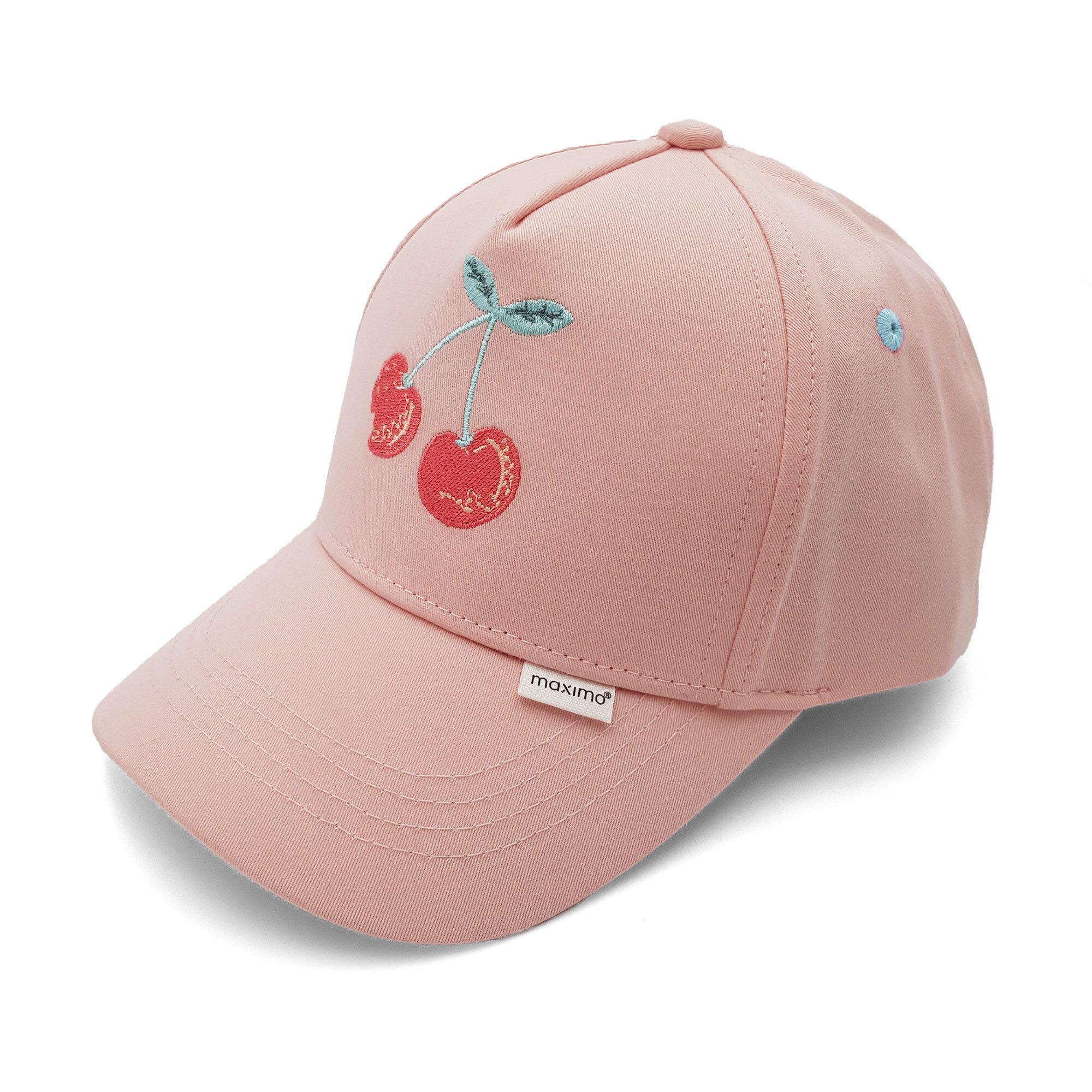 Maximo Baseball Cap KIDS GIRL-Cap, Kirschen Stickerei, Klettverschluß (1-St)