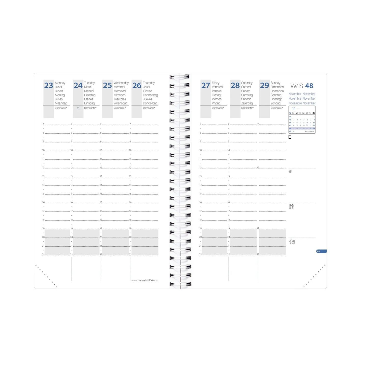 Quo Vadis Taschenkalender TIME&LIFE LARGE ML 2027