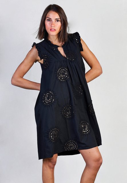 Andijamo-Fashion Blusenkleid SUNDROP Ärmelloses Sommerkleid in luftiger A-L günstig online kaufen