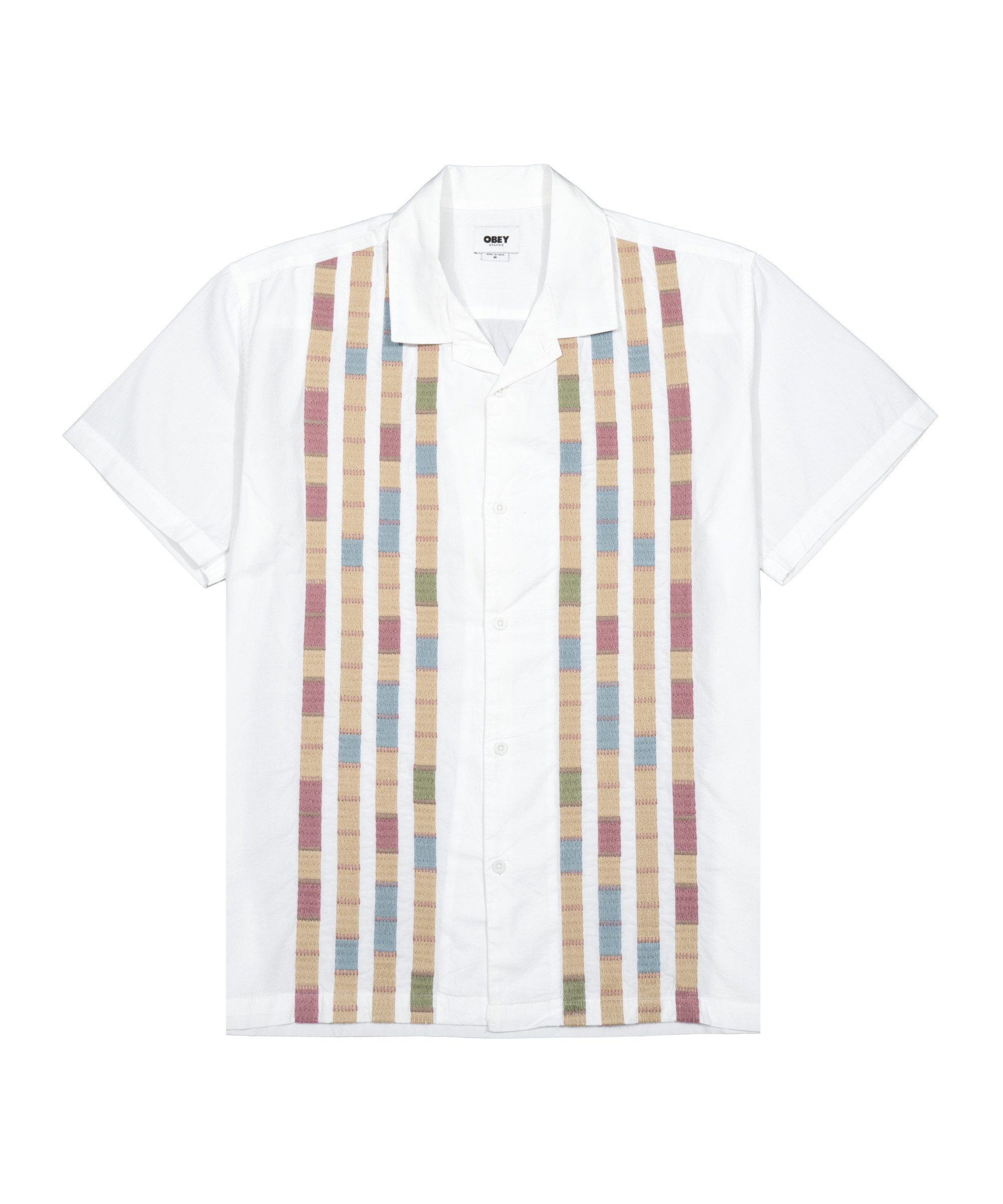 OBEY Langarmhemd Obey Jules Woven Hemd Kurzarm-Shirts Herren