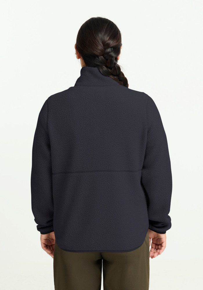 Jack Wolfskin Fleecejacke LITE CURL FZ W mit weichem Material, atmungsaktiv, schnell trocknend, windabweisend