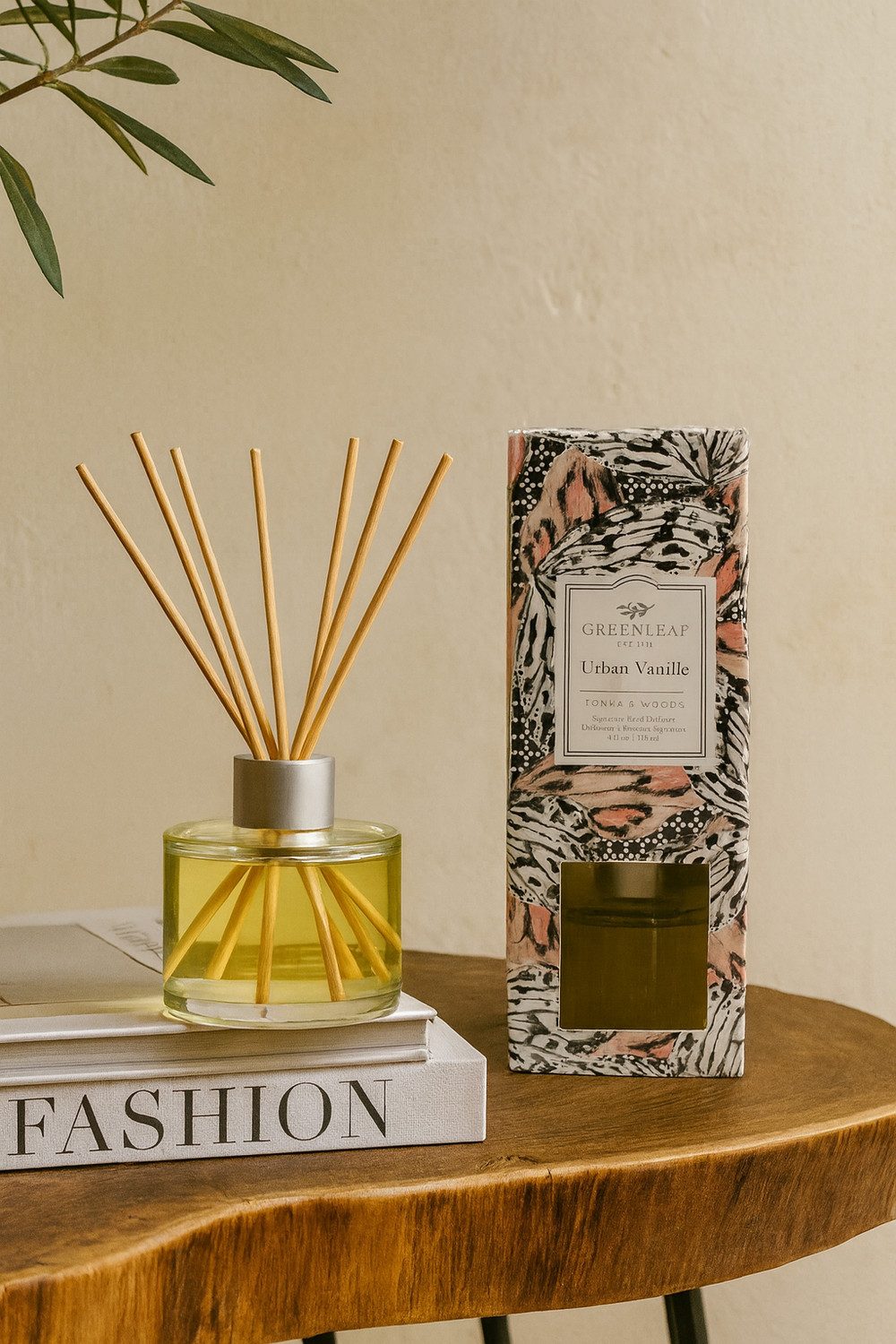 Greenleaf Raumduft Vanille 118 ml (1-St), Greenleaf – Aromatischer Reed Diffuser