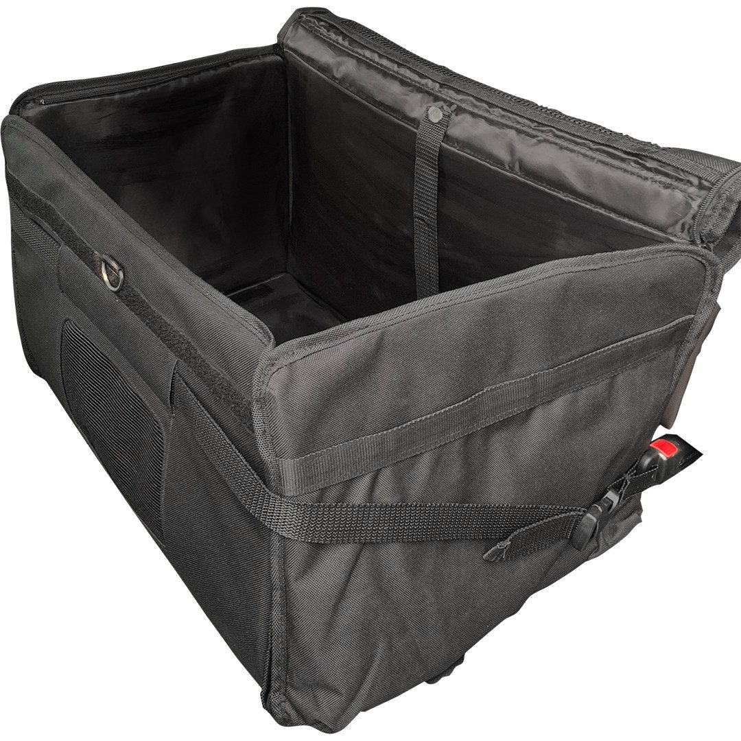 DUVO+ Tier-Autoschondecke Duvoplus Autositz 2-in-1 ISOFIX - schwarz