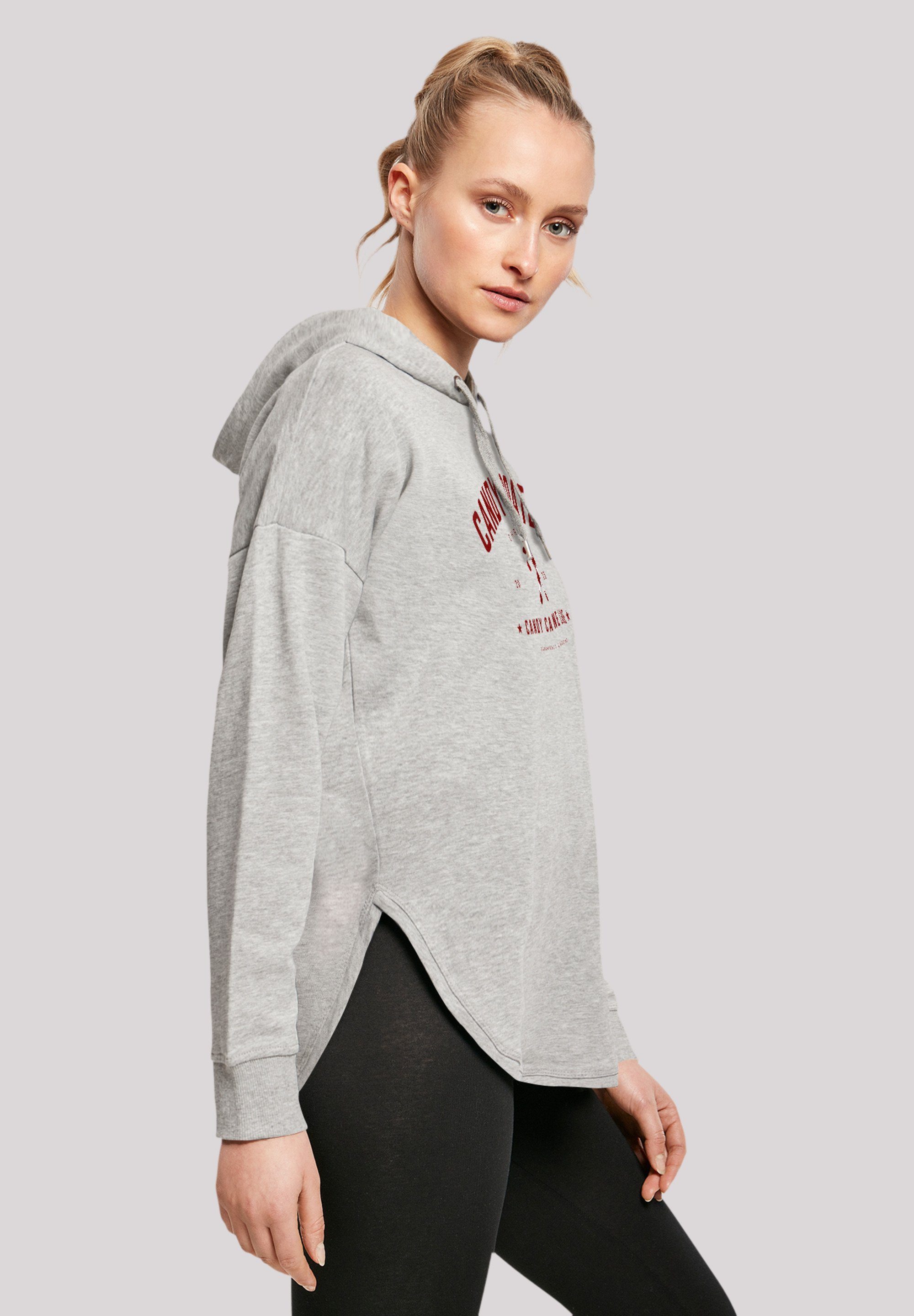 F4NT4STIC Sweatshirt Weihnachten, grey Coated Candy Christmas Weihnachten Geschenk, Logo