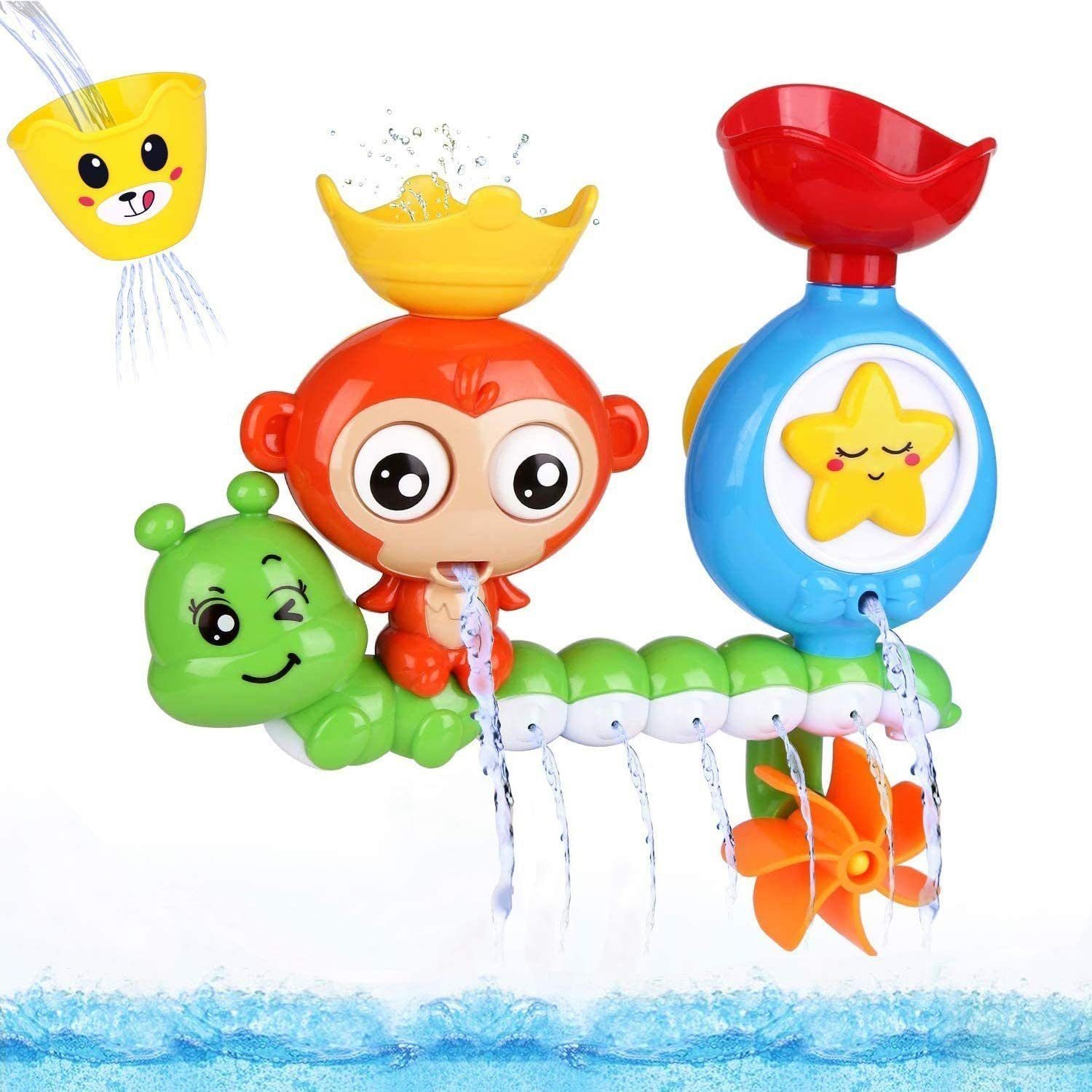 LENBEST Badespielzeug mit Geschenk für Bechern, Kinder