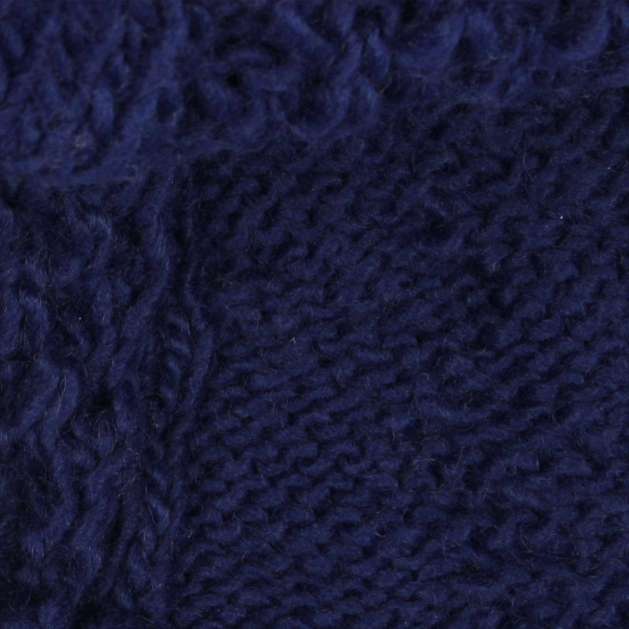 ZEBRO Strickschal Strickschal ANIA, gute Wollmischung blau