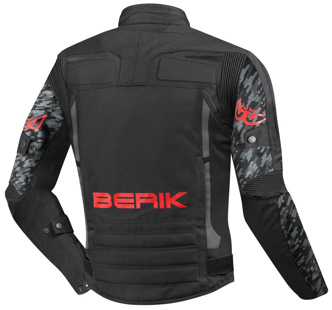 Berik Motorradjacke Camo Street wasserdichte Motorrad Textiljacke herausnehmbares Innenfutter,wasserdicht