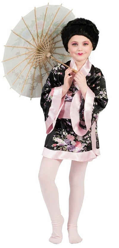 Funny Fashion Kostüm Japanerin Kimono Yuki Kostüm für Mädchen