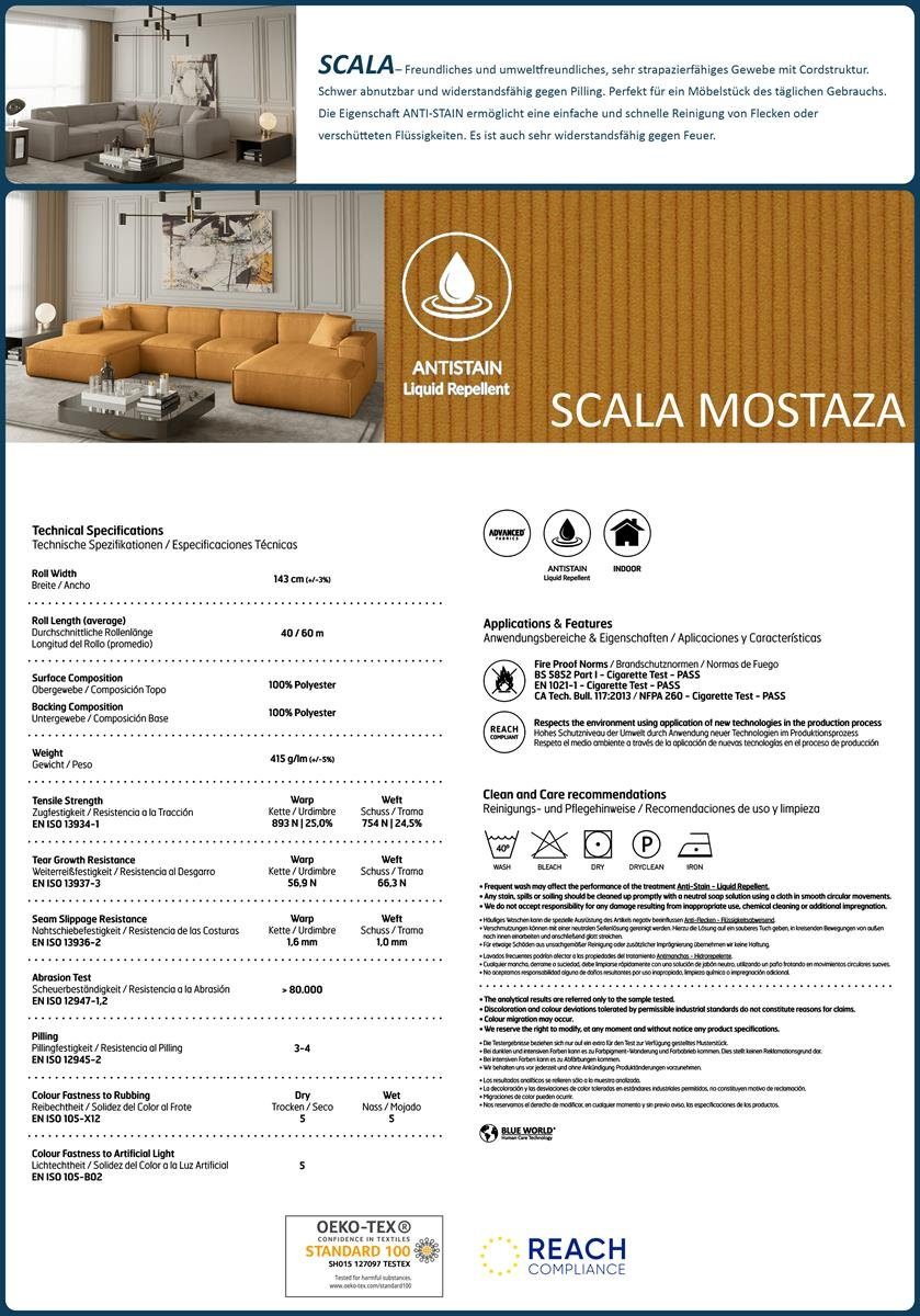 Beautysofa Relaxliege Lugano, mit gepolstert Lounge modern, oder zwei Velvetstoff, Wellenfedern, Sessel mit Cord- Kissen