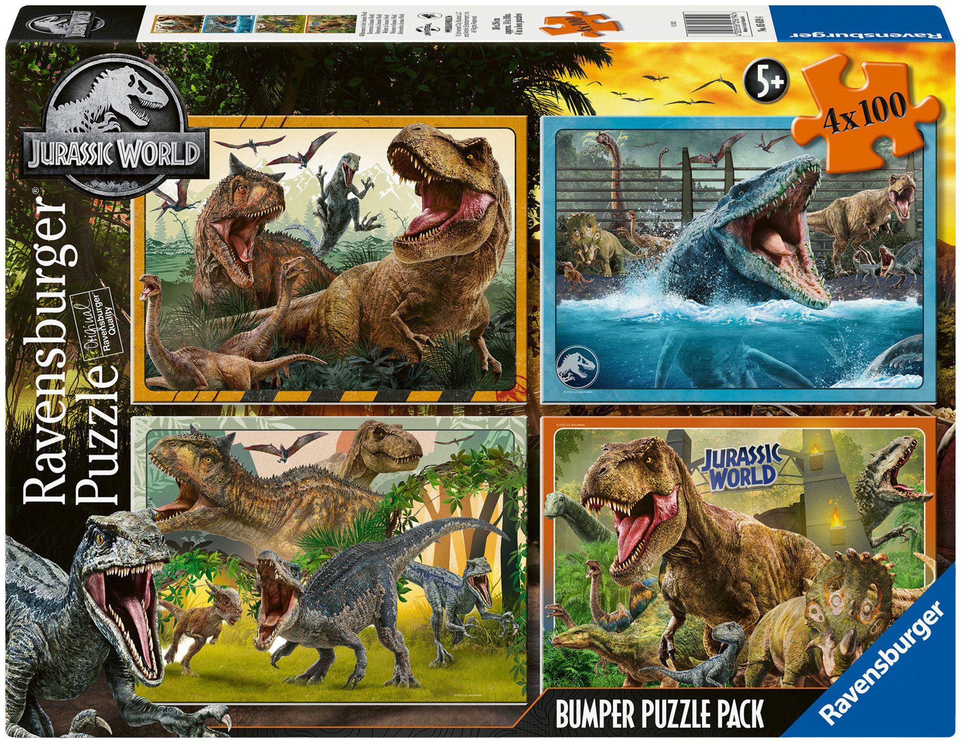Ravensburger Puzzle Jurassic Park, Willkommen in der Jurassic World, 400 Puzzleteile, Made in Europe