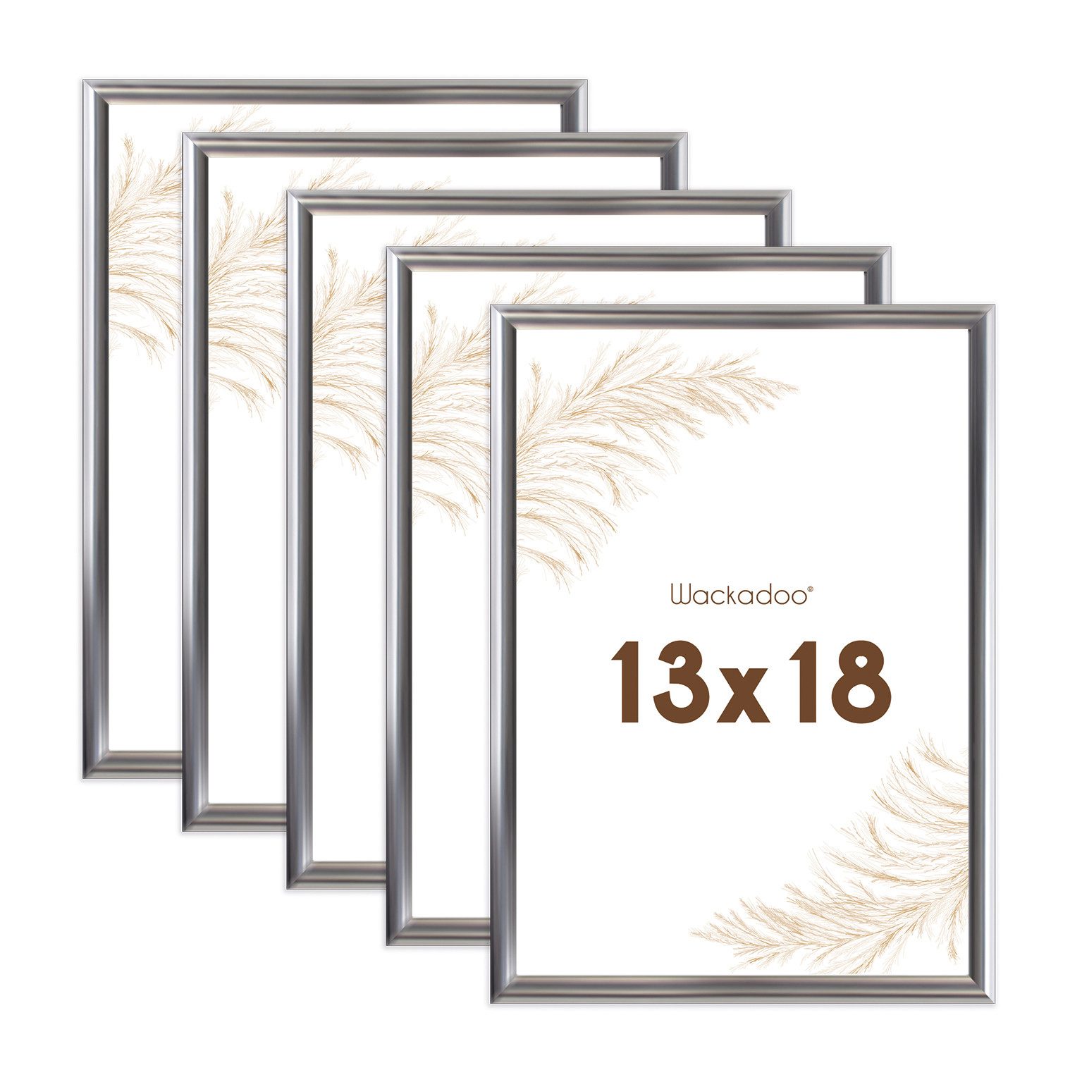 Wackadoo Living Bilderrahmen-Set Bilderrahmen mit Glasscheibe für Einzelbil günstig online kaufen