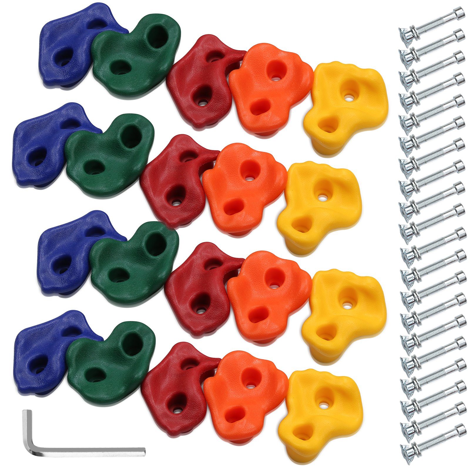 Randaco Klettergriff Klettergriffe für Spielturm Kletterwand Klettersteine Boulderwand (10-St)