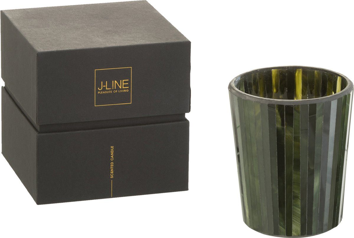 J-line Duftkerze Noa Herbal Serenity Medium (1-tlg), im Glas