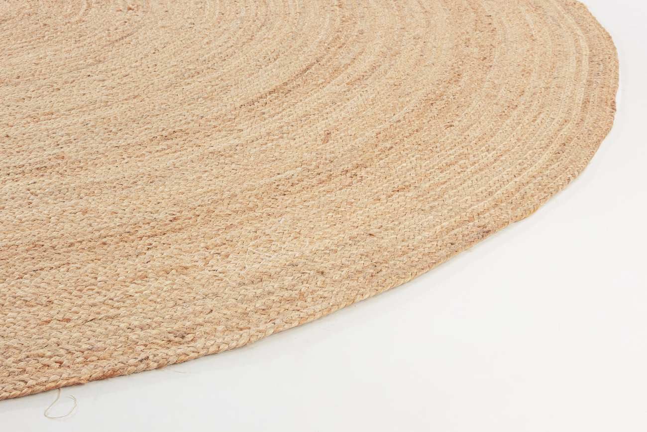 Feeling4Home Teppich Taniko aus Jute, 170x240 cm, Oval, Höhe: 1 mm