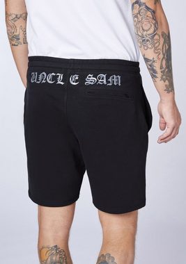 Uncle Sam Sweatshorts im charakteristischen Label-Look