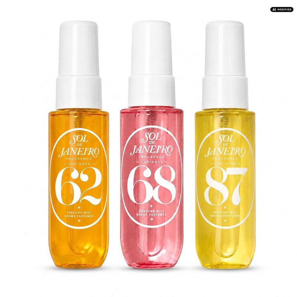 Sol de Janeiro Gesichts- und Körperspray Sol de Janeiro Cheirosa 62 68 87 Perfume Mist Trio Set, Drei beliebte Cheirosa Düfte in praktischer Travel Size