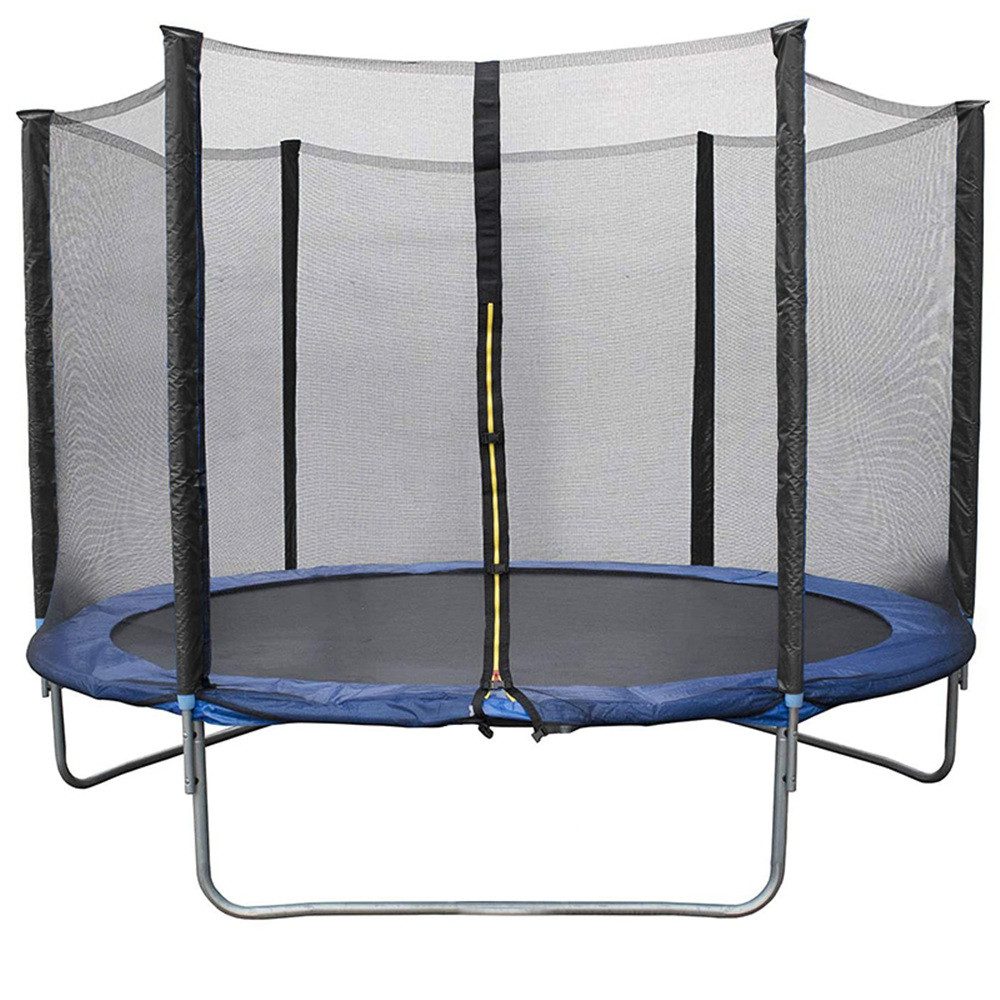 JEOBEST Gartentrampolin Outdoor Trampolin mit Sicherheitsnetz, Ø 183 cm, Kinder Trampolin, Fitnesstrampolin, belastbar bis 80 kg