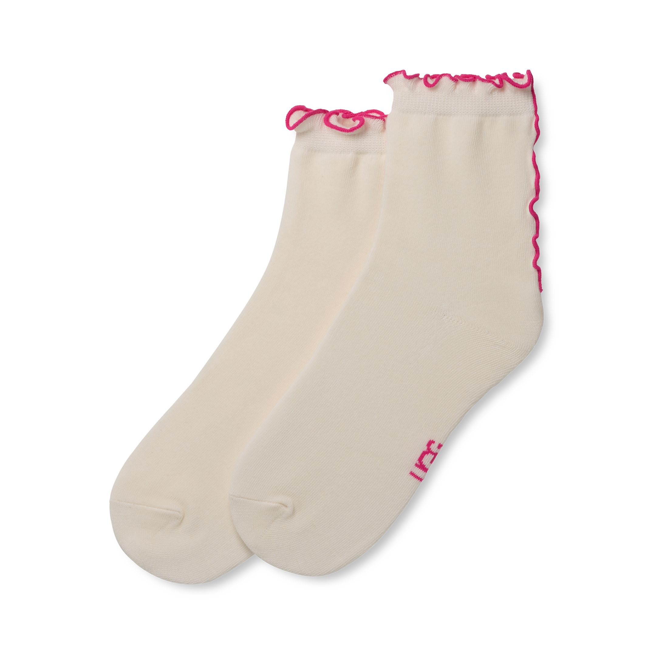 UGG Socken KARSYN LETTUCE EDGE QUARTER II (1-Paar) Strümpfe mit UGG-Markenlogo