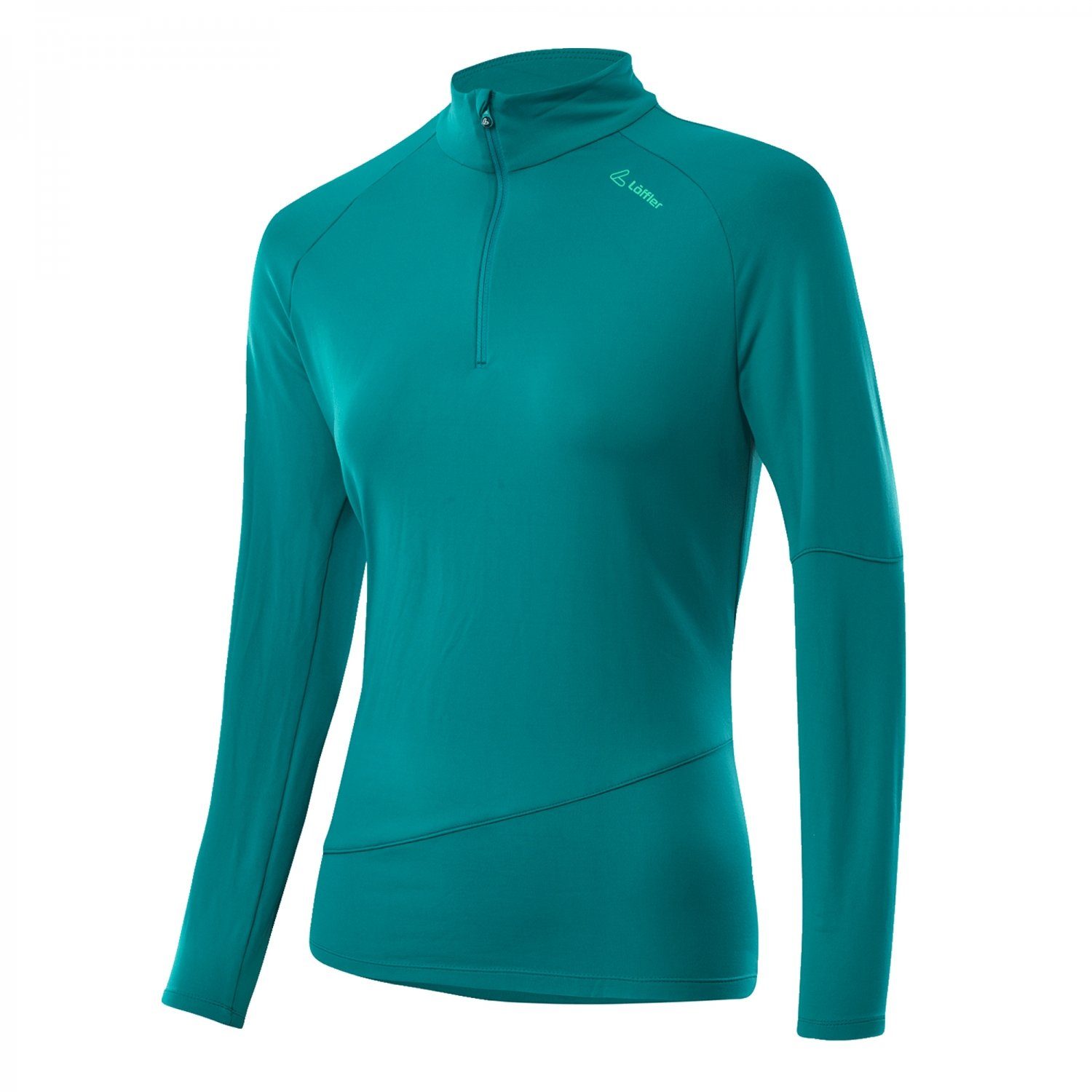 Rollkragenshirt Damen Midlayer Evo TVL Langarmshirt Türkis