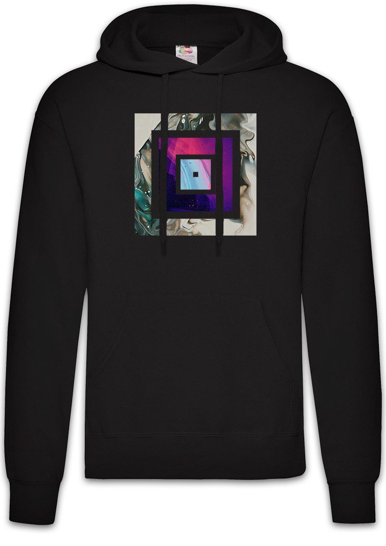Hoodie Abstract Squares Herren Hoodie Modern Art Moderne Abstrakte Kunst