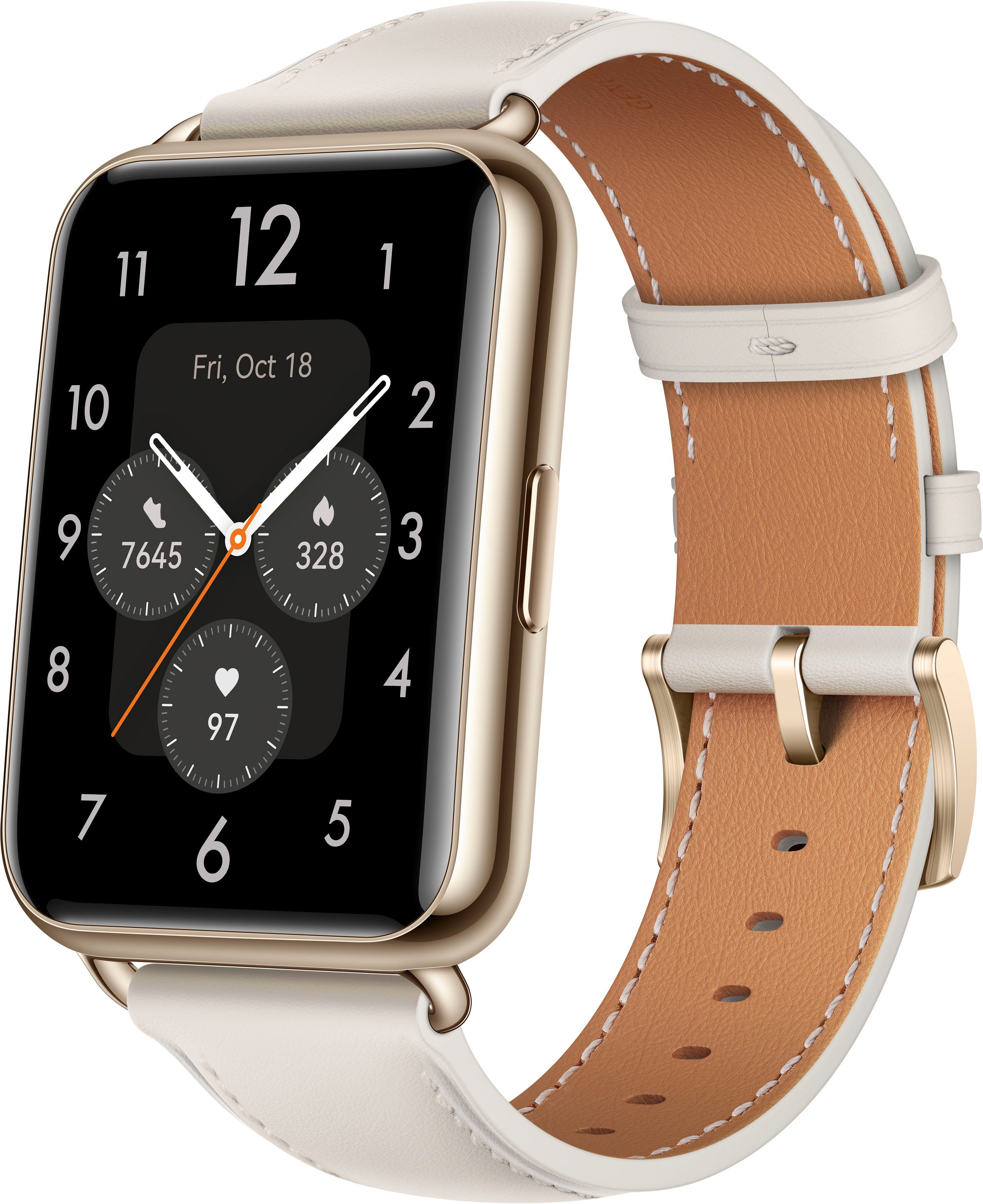 Huawei Watch Fit 2 Smartwatch, 3 weiß Herstellergarantie Jahre