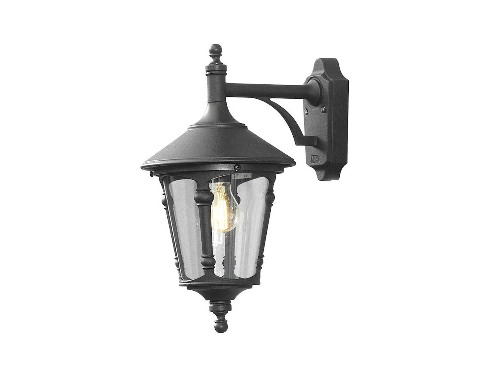 KONSTSMIDE LED Außen-Wandleuchte, LED wechselbar, Warmweiß, Außen-leuchten Wand-laterne im Landhausstil hängend, Höhe 44cm