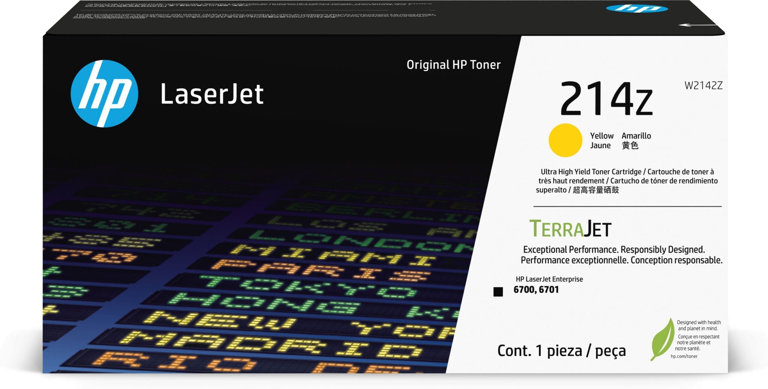HP HP 214Z Gelb Orig. LaserJet Tonerkartusche, superh Tintenpatrone