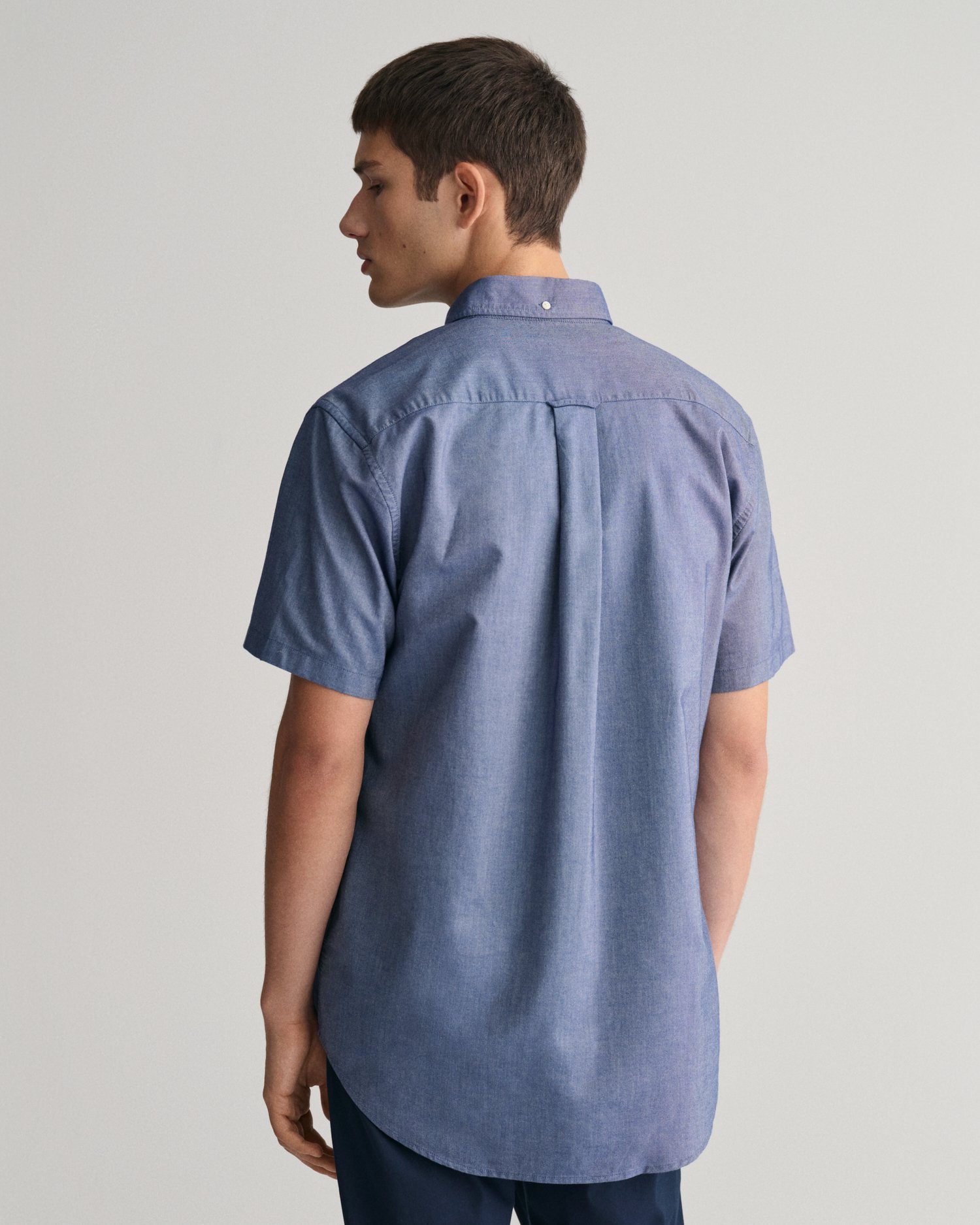 Gant Kurzarmhemd REG OXFORD SHIRT Gant-Stickerei
