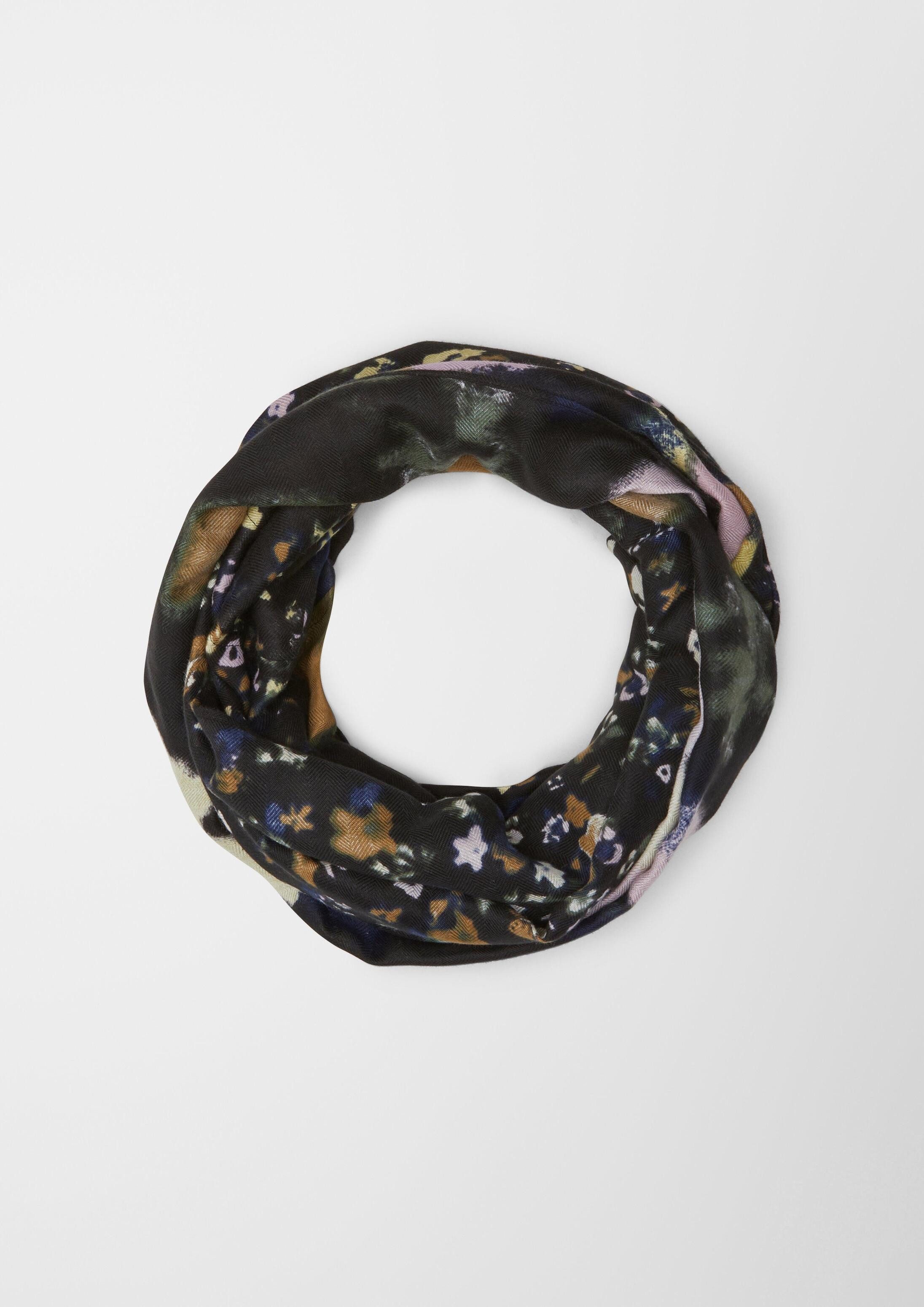 s.Oliver Loop Snood, Loop-Schal aus Viskose und Baumwolle